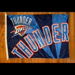 Oklahoma City Thunder OKC NBA Flag